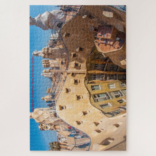 Gaudi Architecture Barcelona. Jigzaag Puzzle Legpuzzel (Verticaal)