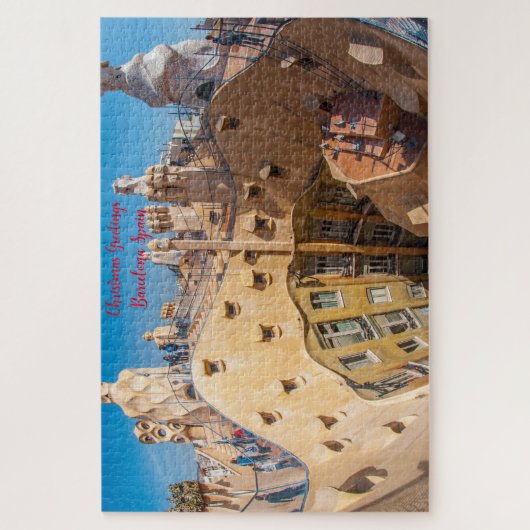 Gaudi Architecture Barcelona. Legpuzzel (Verticaal)