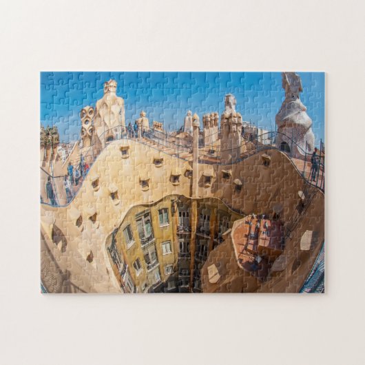 Gaudí Architectuur Barcelona. Legpuzzel (Horizontaal)
