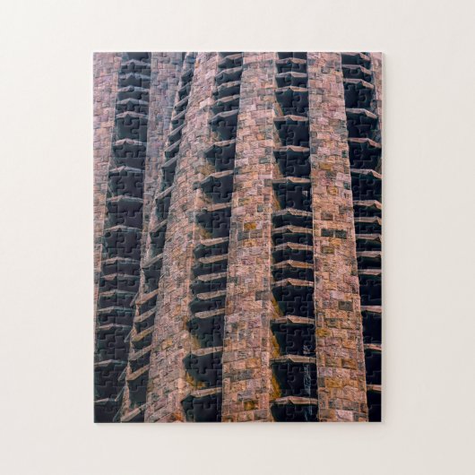 Gaudí Architectuur Barcelona. Legpuzzel (Verticaal)
