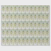 Gaudí Art Nouveau Wrapping Paper Cadeaupapier (Vlak)