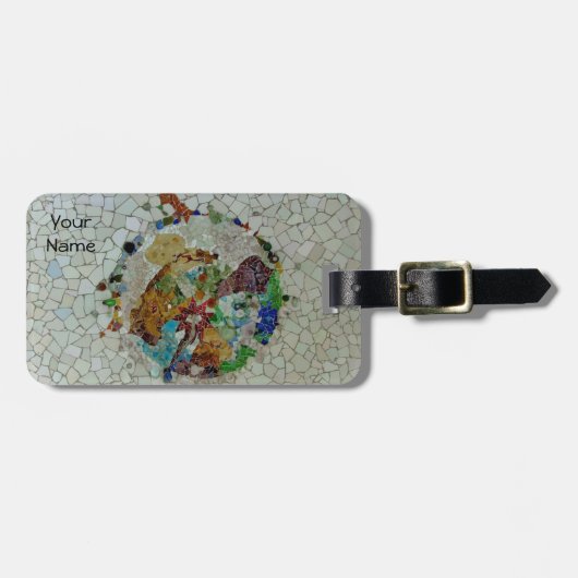 Gaudi Bagagelabel (Voorkant horizontaal)