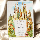 Gaudí Barcelona Sagrada Família & Mozaïek Kaart