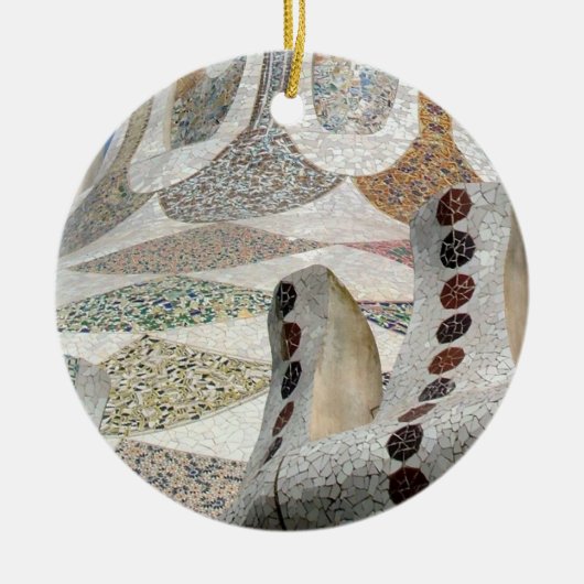 Gaudi Castle Keramisch Ornament (Voorkant)