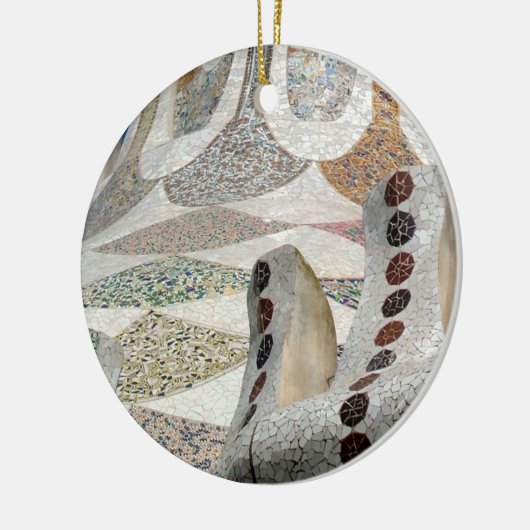 Gaudi Castle Keramisch Ornament (Links)