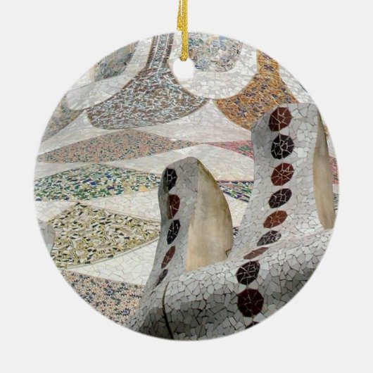 Gaudi Castle Keramisch Ornament (Achterkant)