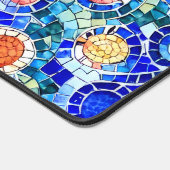 Gaudi geïnspireerd multicolor mozaïek patroon bureaumat (Hoek)