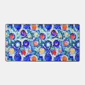 Gaudi geïnspireerd multicolor mozaïek patroon bureaumat (Voorkant)