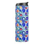 Gaudi geïnspireerd Multicolor Mozaïek Patroon Ther Thermosbeker (Gedraaid links)