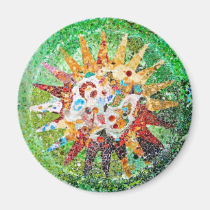 Gaudi Green Sun Magnet