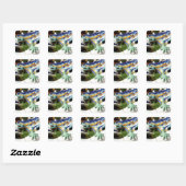 Gaudi Hagedis Mozaïeken Vierkante Sticker (Vel)