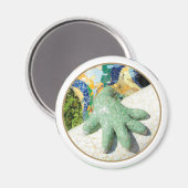 Gaudi Lizard Hand Tegels Magneet (Voorkant / Achterkant)