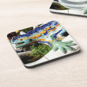 Gaudi Lizard Mosaics Bier Onderzetter (Linkerzijde)