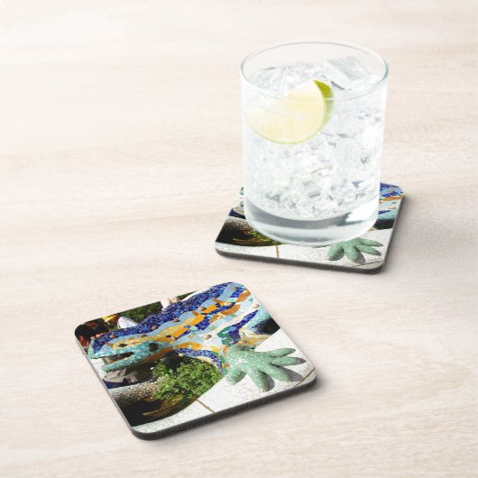 Gaudi Lizard Mosaics Bier Onderzetter (Rechterzijde)