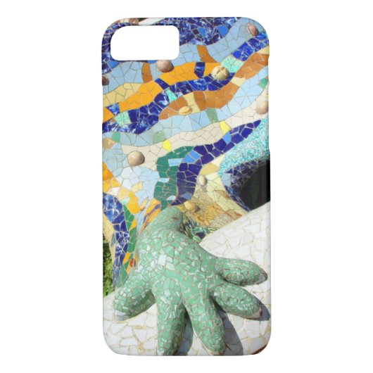 Gaudi Lizard Mosaics Hand Case-Mate iPhone Case (Achterkant)