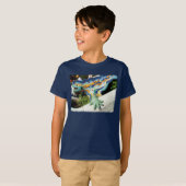 Gaudi Lizard Mosaics T-shirt (Voorkant volledig)