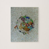 Gaudi Mosaic Flower Legpuzzel (Verticaal)