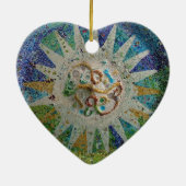 Gaudi Mosaic Keramisch Ornament (Achterkant)