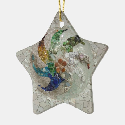 Gaudi Mosaic Keramisch Ornament (Links)