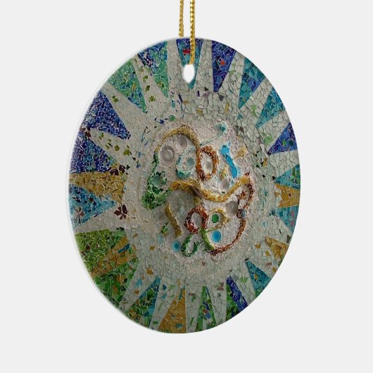 Gaudi Mosaic Keramisch Ornament (Rechts)