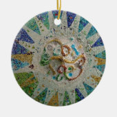 Gaudi Mosaic Keramisch Ornament (Voorkant)