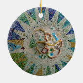 Gaudi Mosaic Keramisch Ornament (Achterkant)