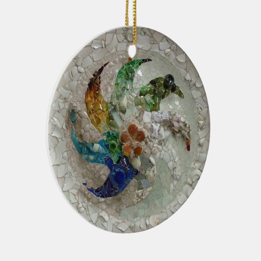 Gaudi Mosaic Keramisch Ornament (Rechts)