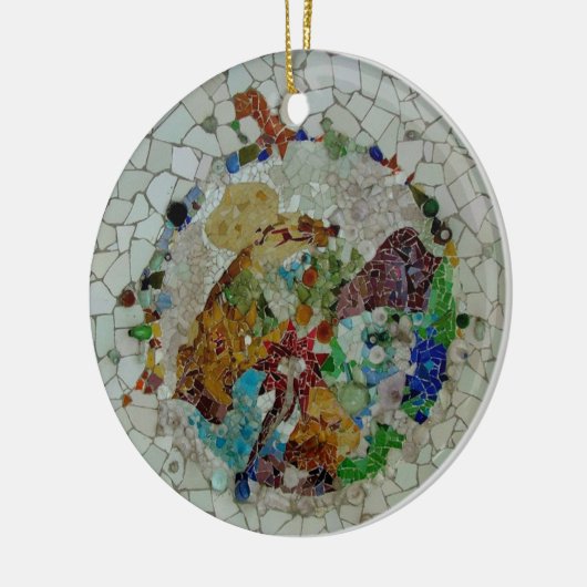 Gaudi Mosaic Keramisch Ornament (Links)