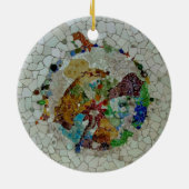 Gaudi Mosaic Keramisch Ornament (Achterkant)