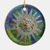 Gaudi Mosaic Keramisch Ornament (Achterkant)