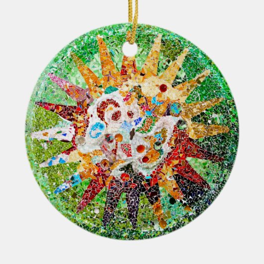 Gaudi Mosaic Ornament (Voorkant)