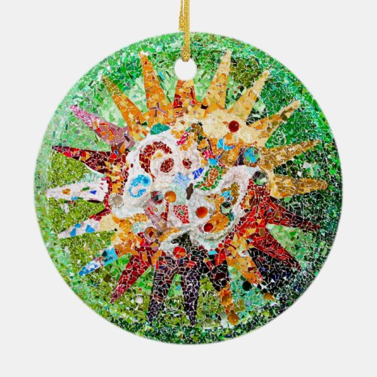 Gaudi Mosaic Ornament (Achterkant)