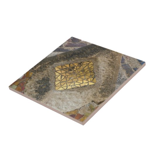 Gaudi Mosaic Tile Tegeltje (Zijkant)