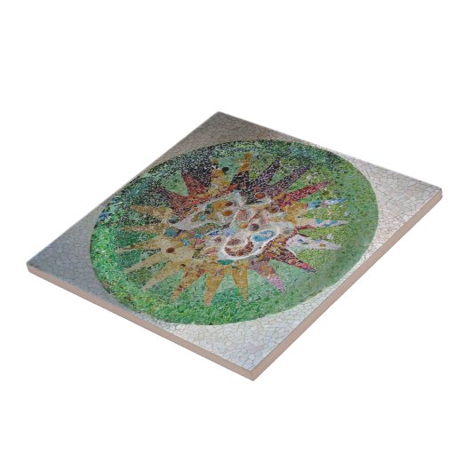 Gaudi Mosaic Tile Tegeltje (Zijkant)