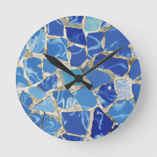 Gaudi Mosaics With an Oil Touch Ronde Klok