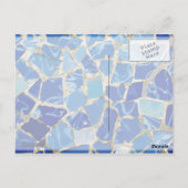 Gaudi-mozaïeken met olietoevoer briefkaart (Achterkant)