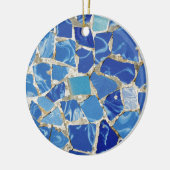 Gaudi-mozaïeken met olietoevoer keramisch ornament (Links)