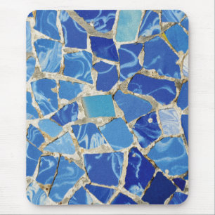 Gaudi-mozaïeken met olietoevoer muismat