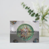 Gaudi park Guell Barcelona Briefkaart (Staand voorkant)