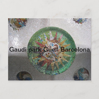 Gaudi park Guell Barcelona Briefkaart
