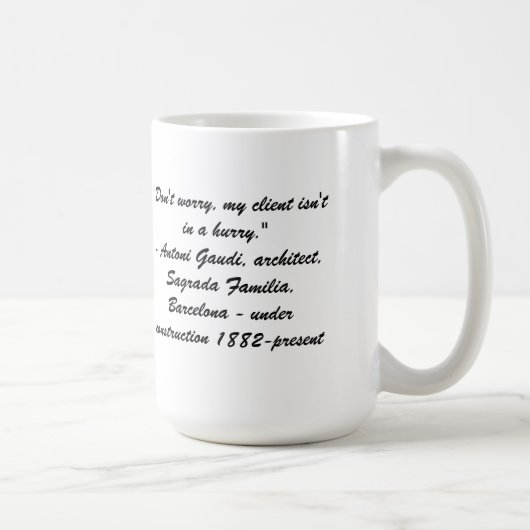 Gaudi - Sagrada Familia, mok van Barcelona (Rechts)