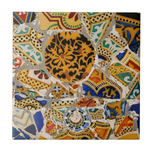 Gaudi Trencalis Tegeltje (Voorkant)