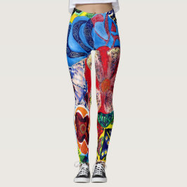 Gaudi-waterverf. Leggings