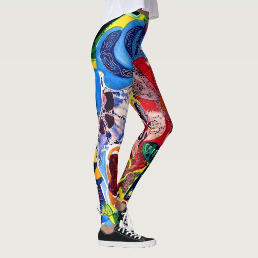 Gaudi-waterverf. Leggings (Rechts)