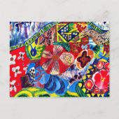 Gaudi's bank 1. briefkaart (Voorkant)