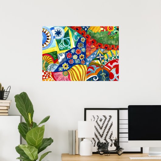 Gaudi's bank 2. poster (Thuiskantoor)