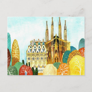 Gaudi's Barcelona. Briefkaart