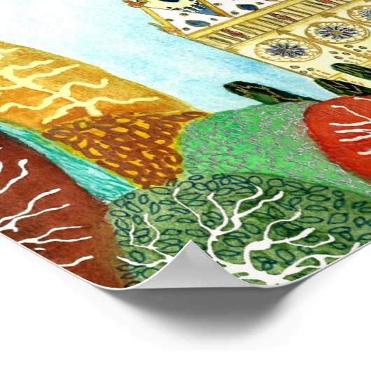 Gaudi's Barcelona. Poster (Hoek)