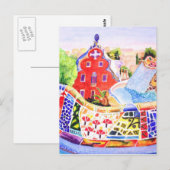 Gaudi's Park. Briefkaart (Voorkant / Achterkant)