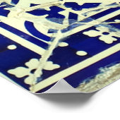 Gaudi's Park Guell Mosaic Tegels Barcelona Poster (Hoek)